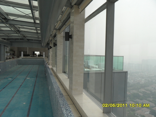 Latest company news about Il progetto di piscina infinita della JAFFA all'edificio Kangqiao inizia nel giugno 2011